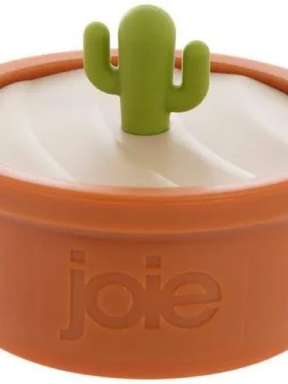 Joie Orange Bowl with Green Cactus Lid